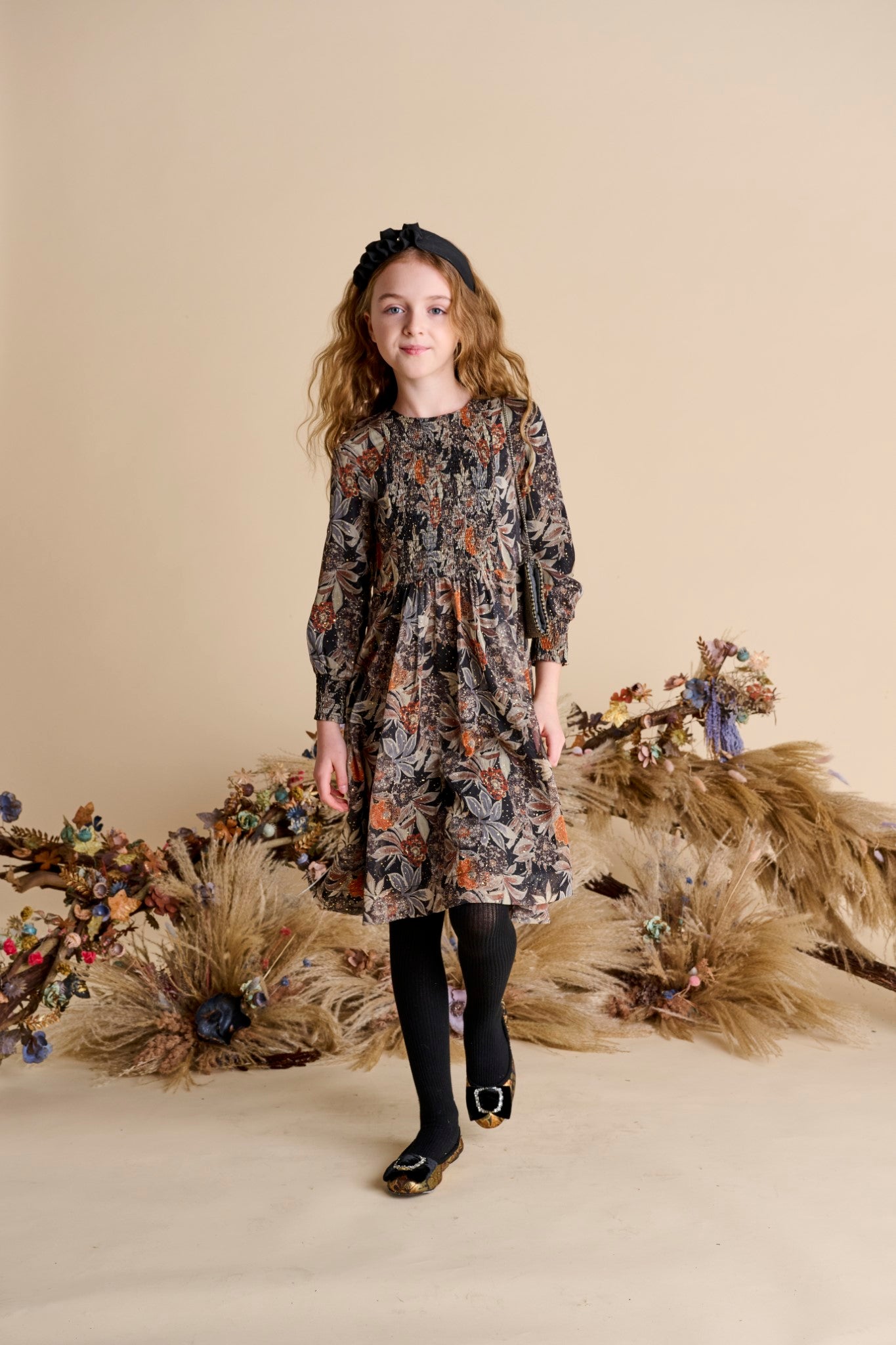 TOP חולצה SHIRRED DRESS שמלה