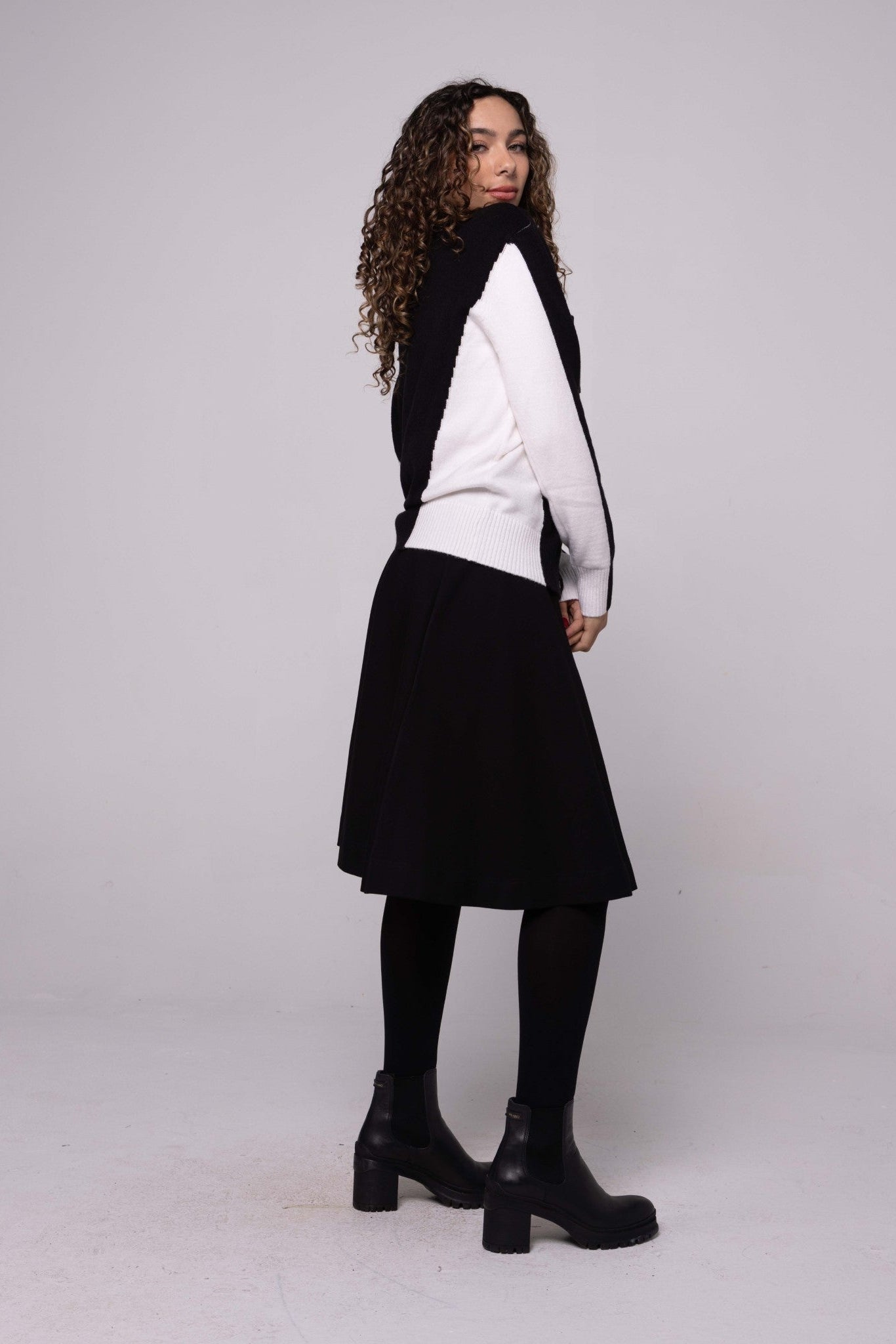 COLORBLOCK CARDIGAN