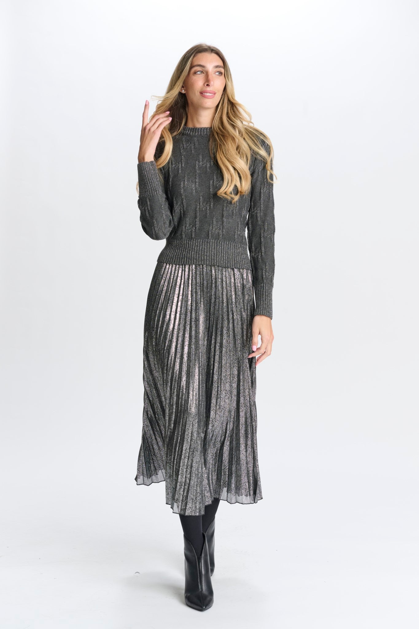 LUREX KNIT TOP