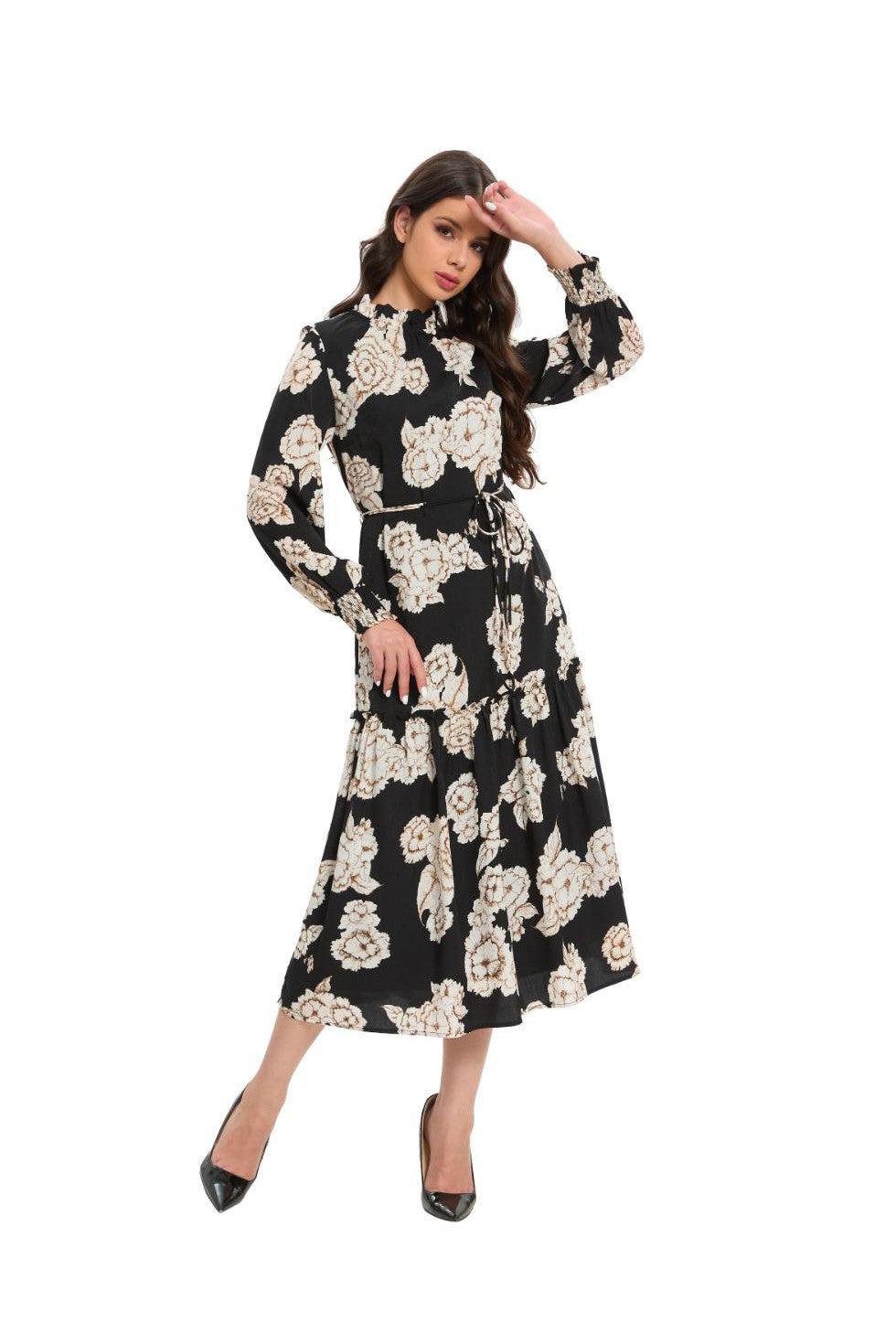 TIMELESS BLOOM MIDI DRESS שמלה