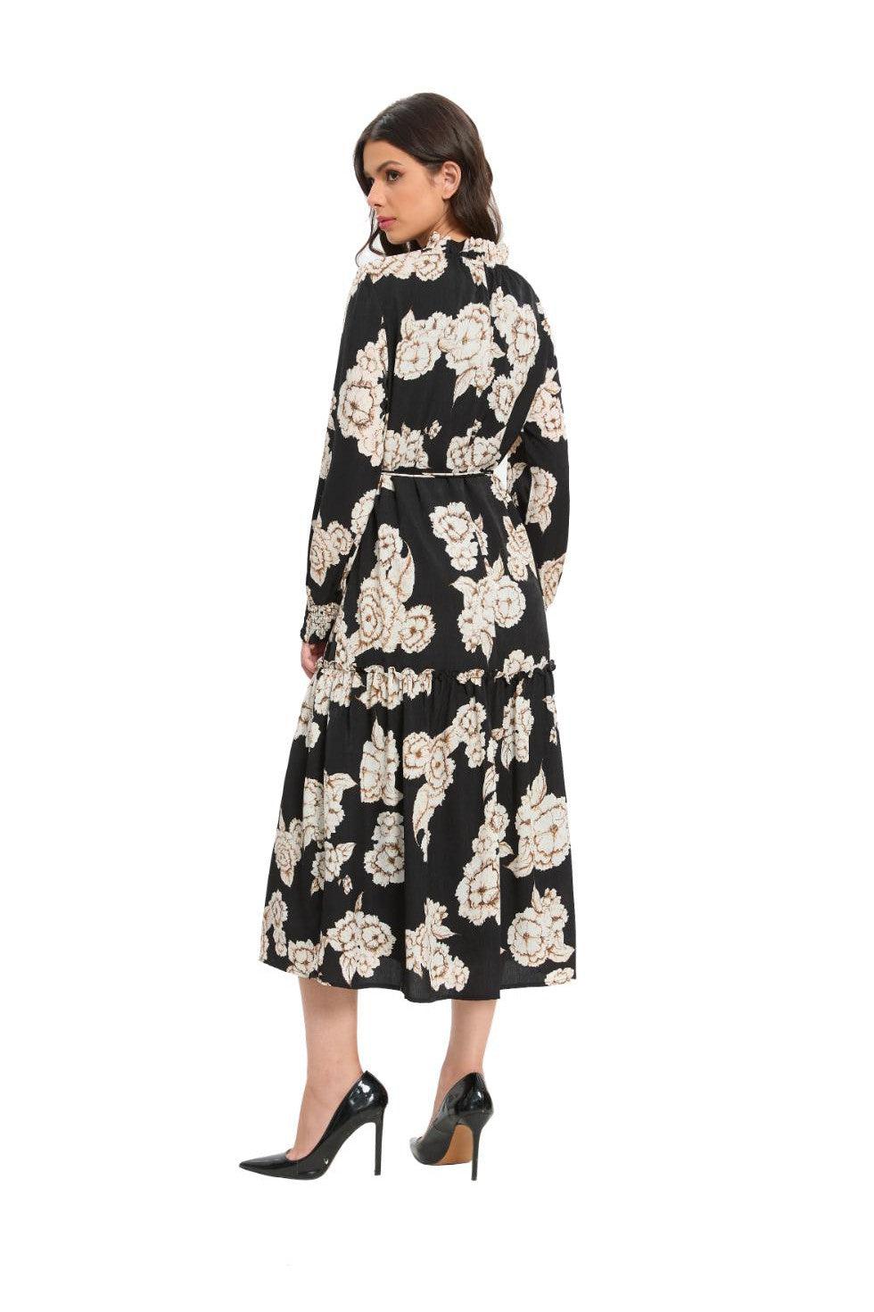 TIMELESS BLOOM MIDI DRESS שמלה