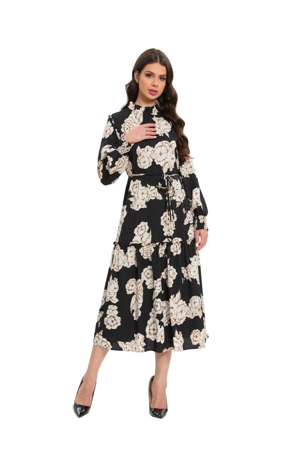 TIMELESS BLOOM MIDI DRESS שמלה
