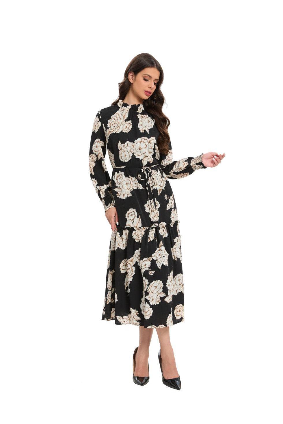 TIMELESS BLOOM MIDI DRESS שמלה
