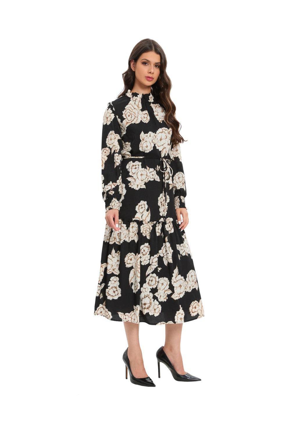 TIMELESS BLOOM MIDI DRESS שמלה