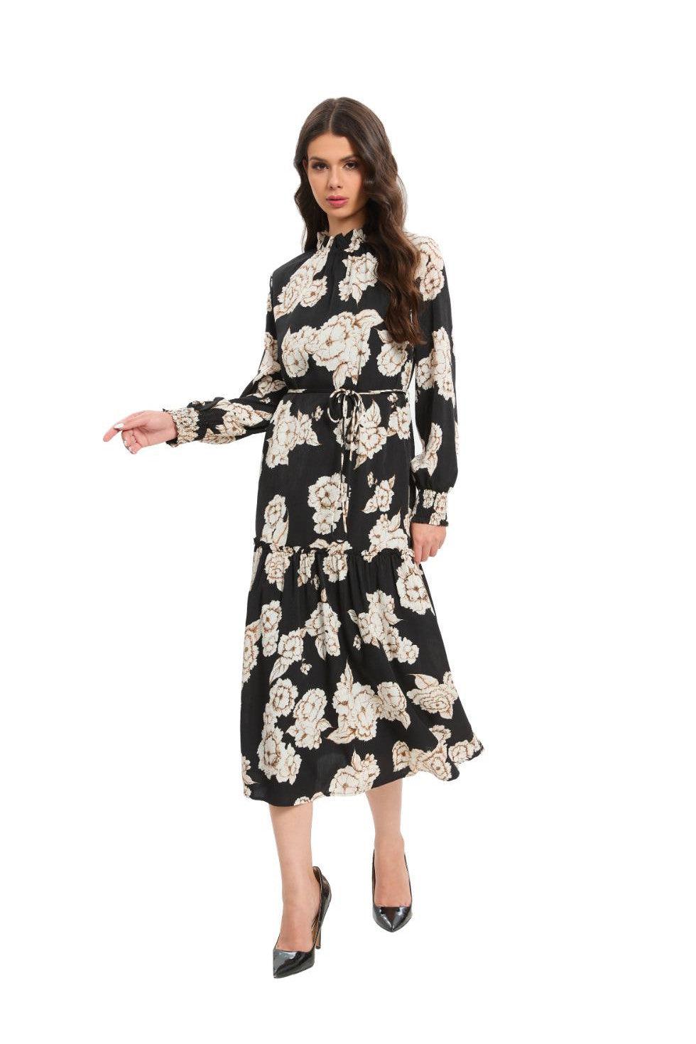 TIMELESS BLOOM MIDI DRESS שמלה