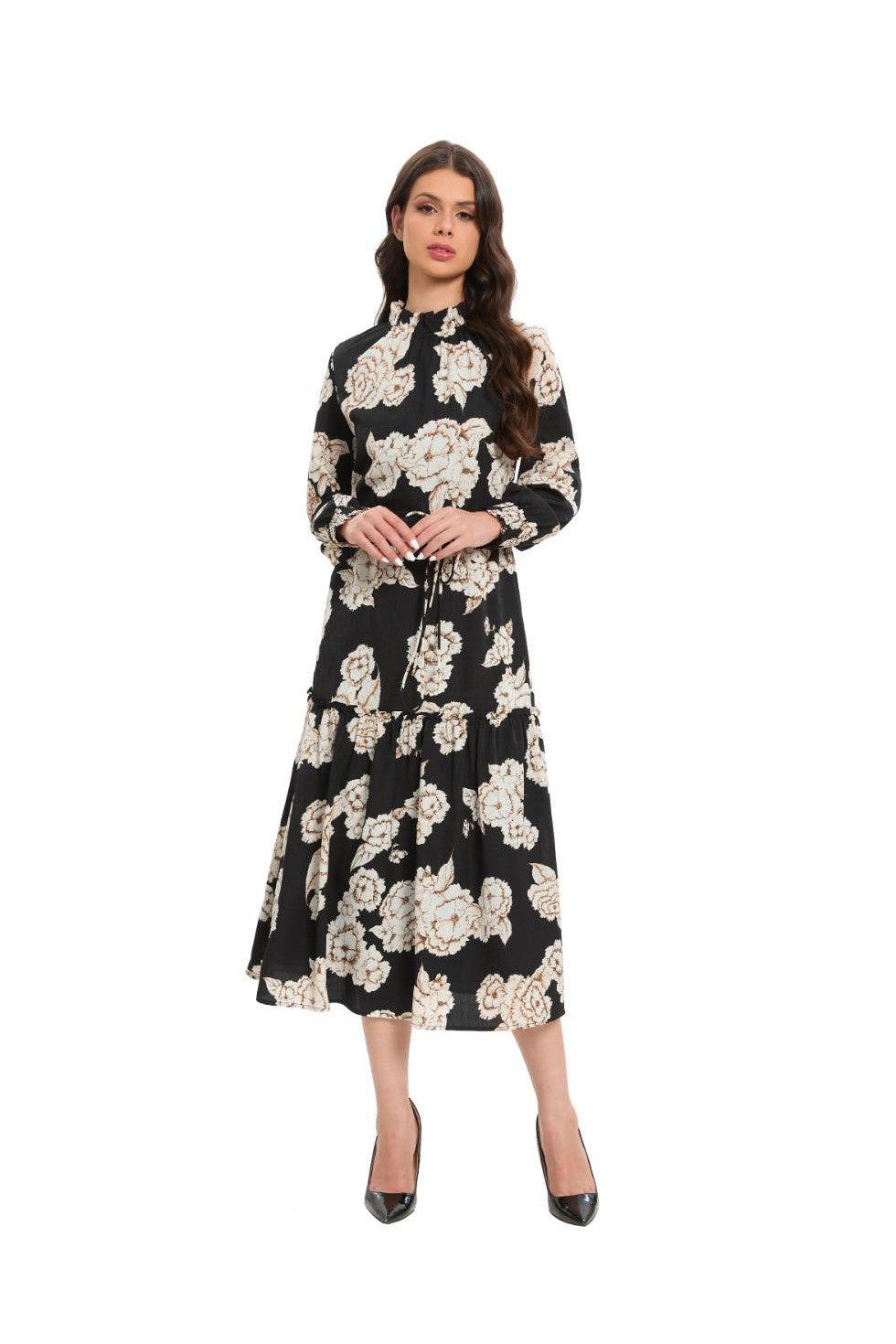 TIMELESS BLOOM MIDI DRESS שמלה