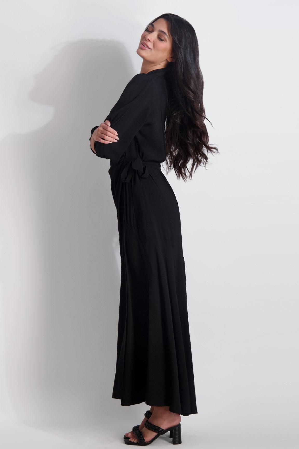 WRAP MAXI שמלה