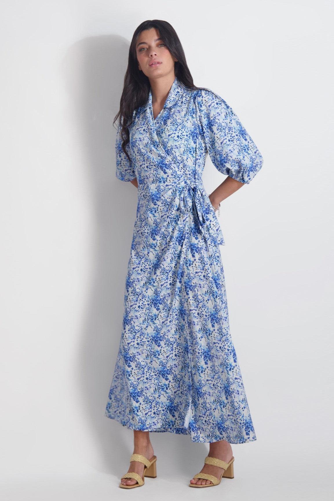 WRAP MAXI שמלה