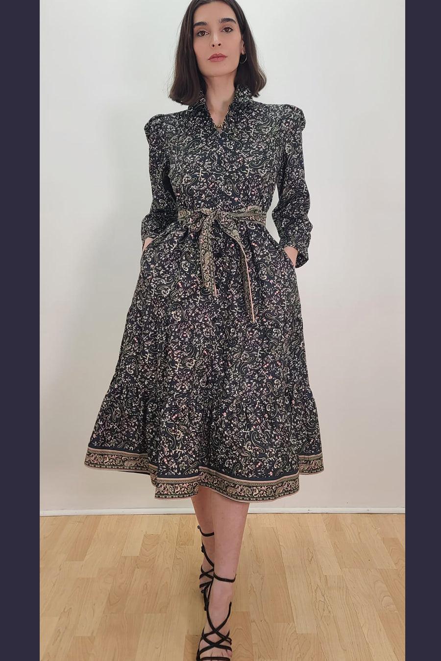 NANCY YANG DRESS שמלה