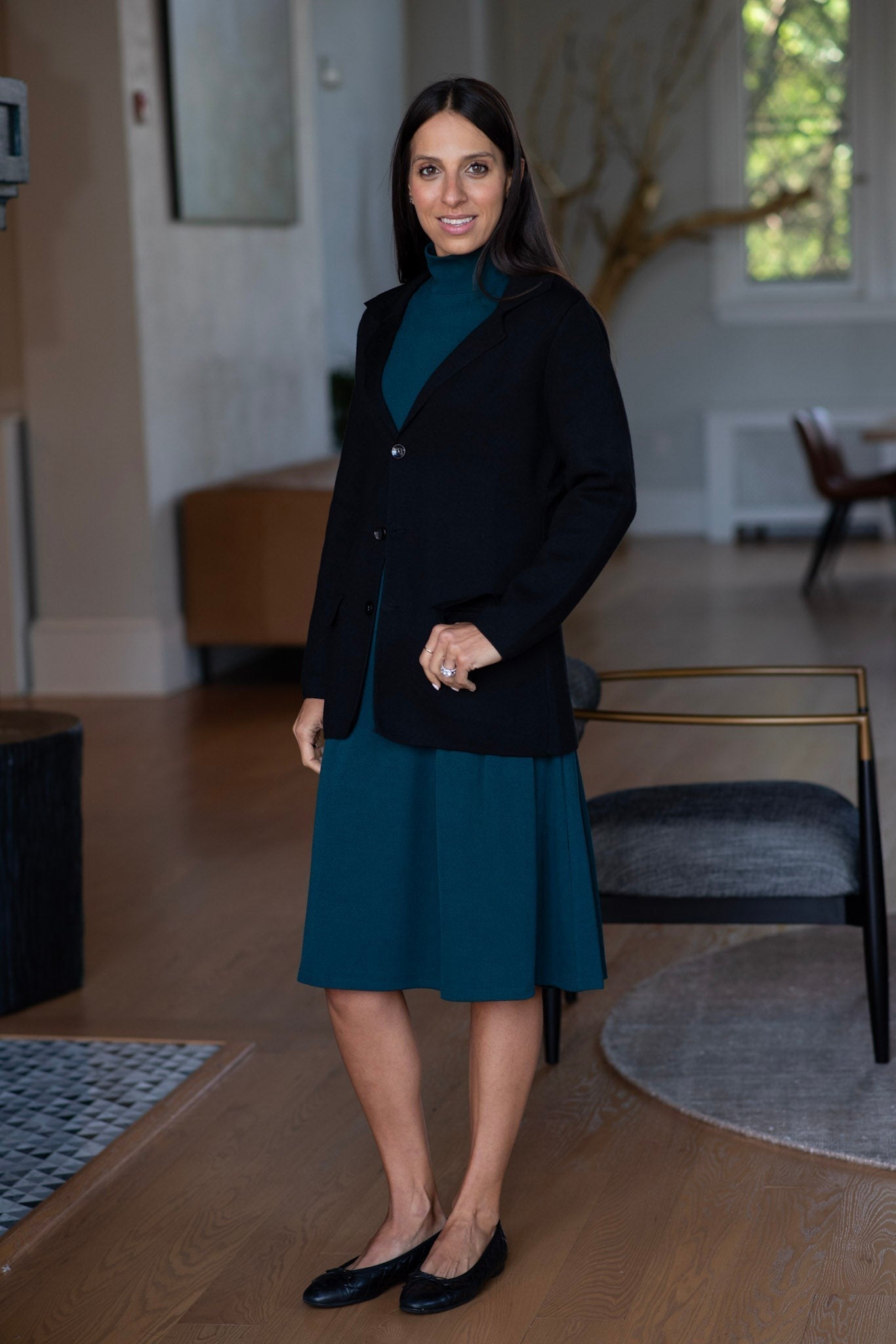 KNIT BLAZER ז'קט