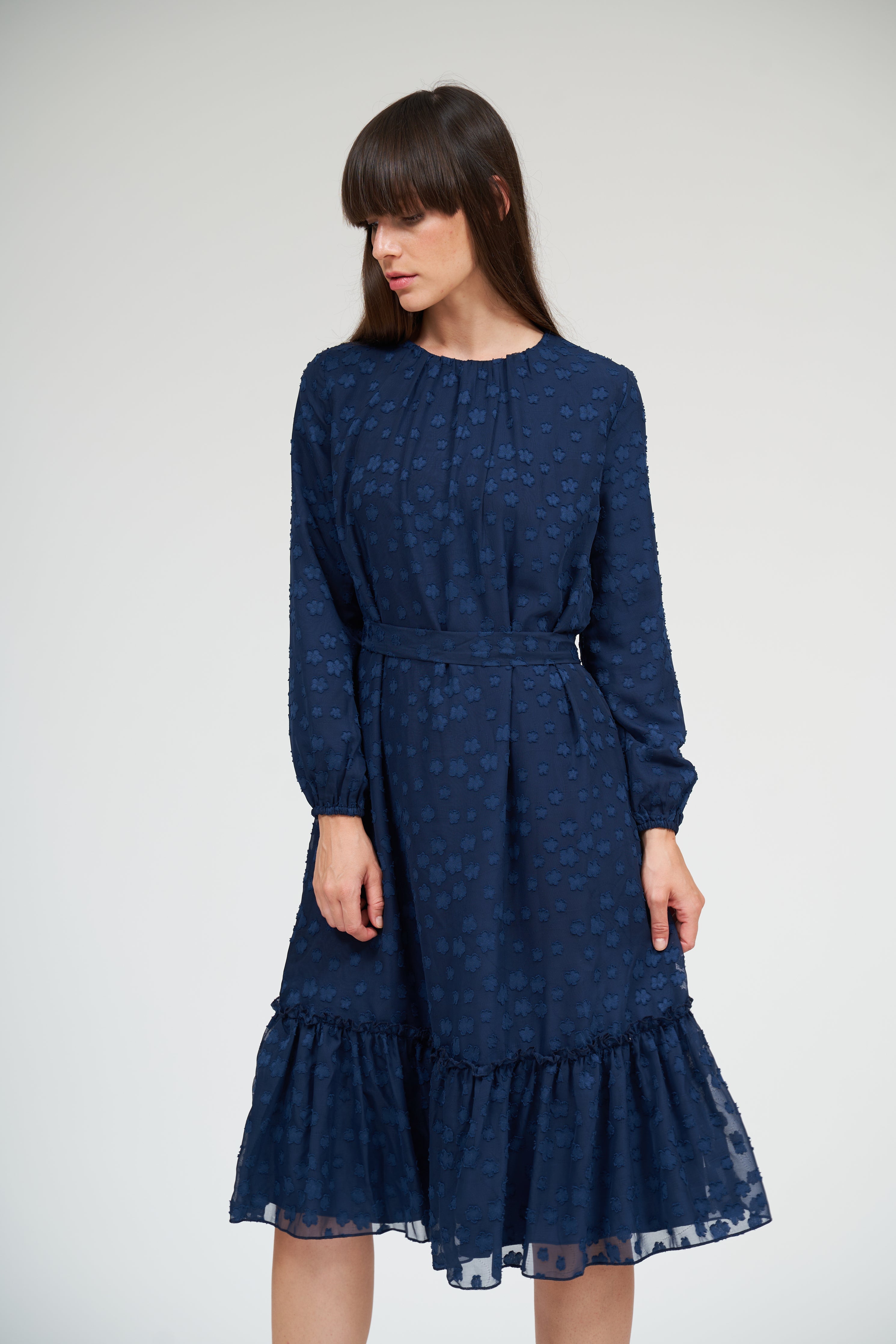 BELLA RUFFLE DRESS שמלה