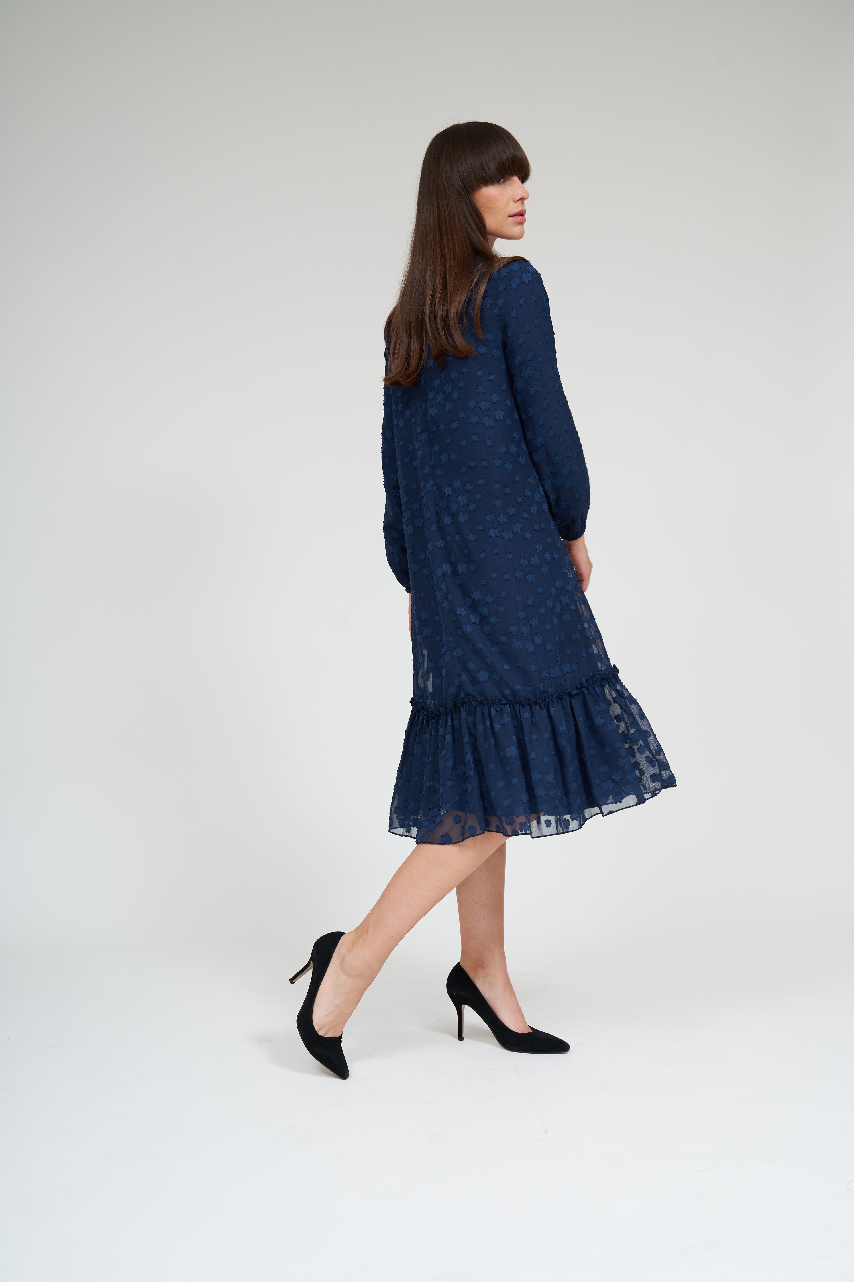 BELLA RUFFLE DRESS שמלה