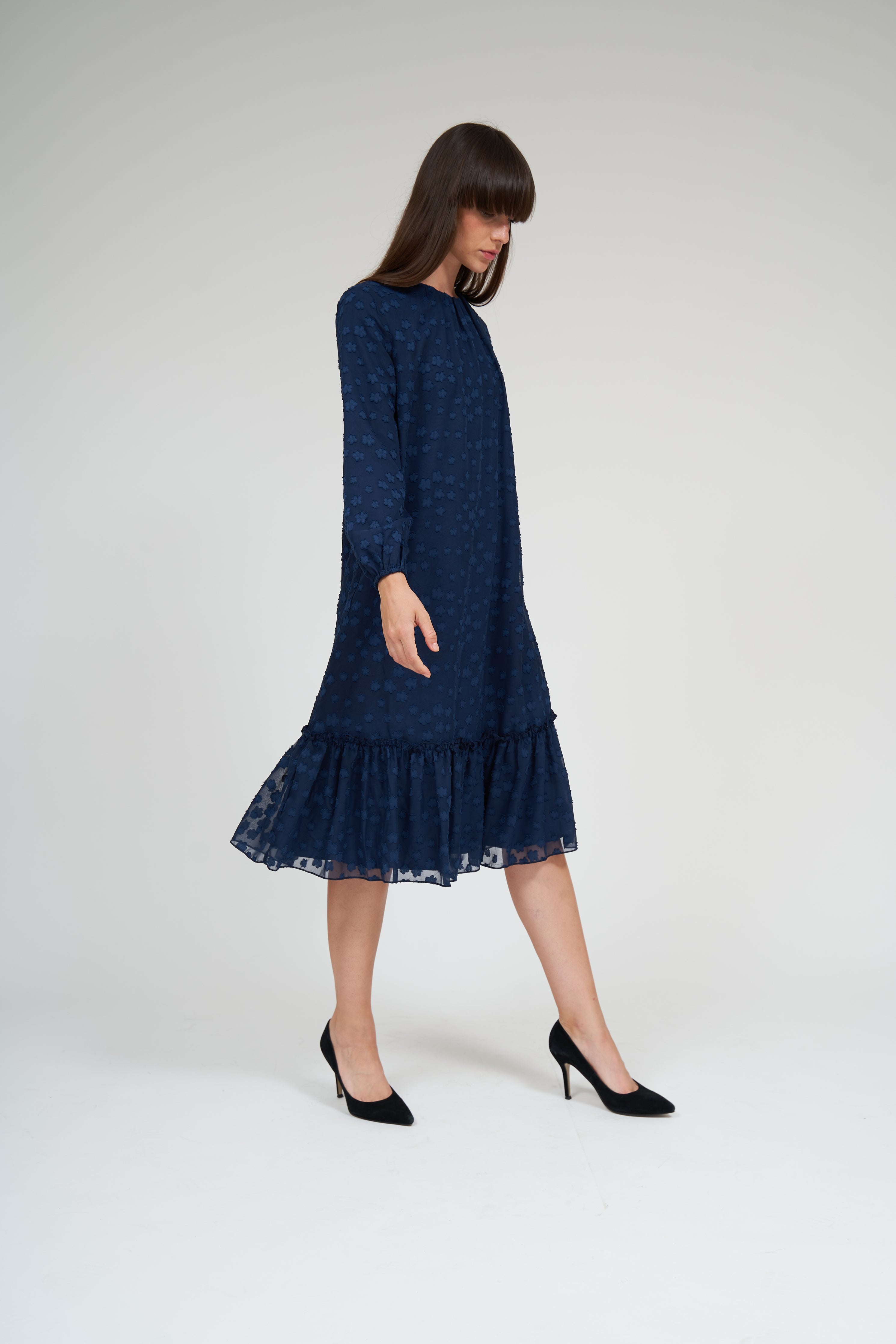 BELLA RUFFLE DRESS שמלה