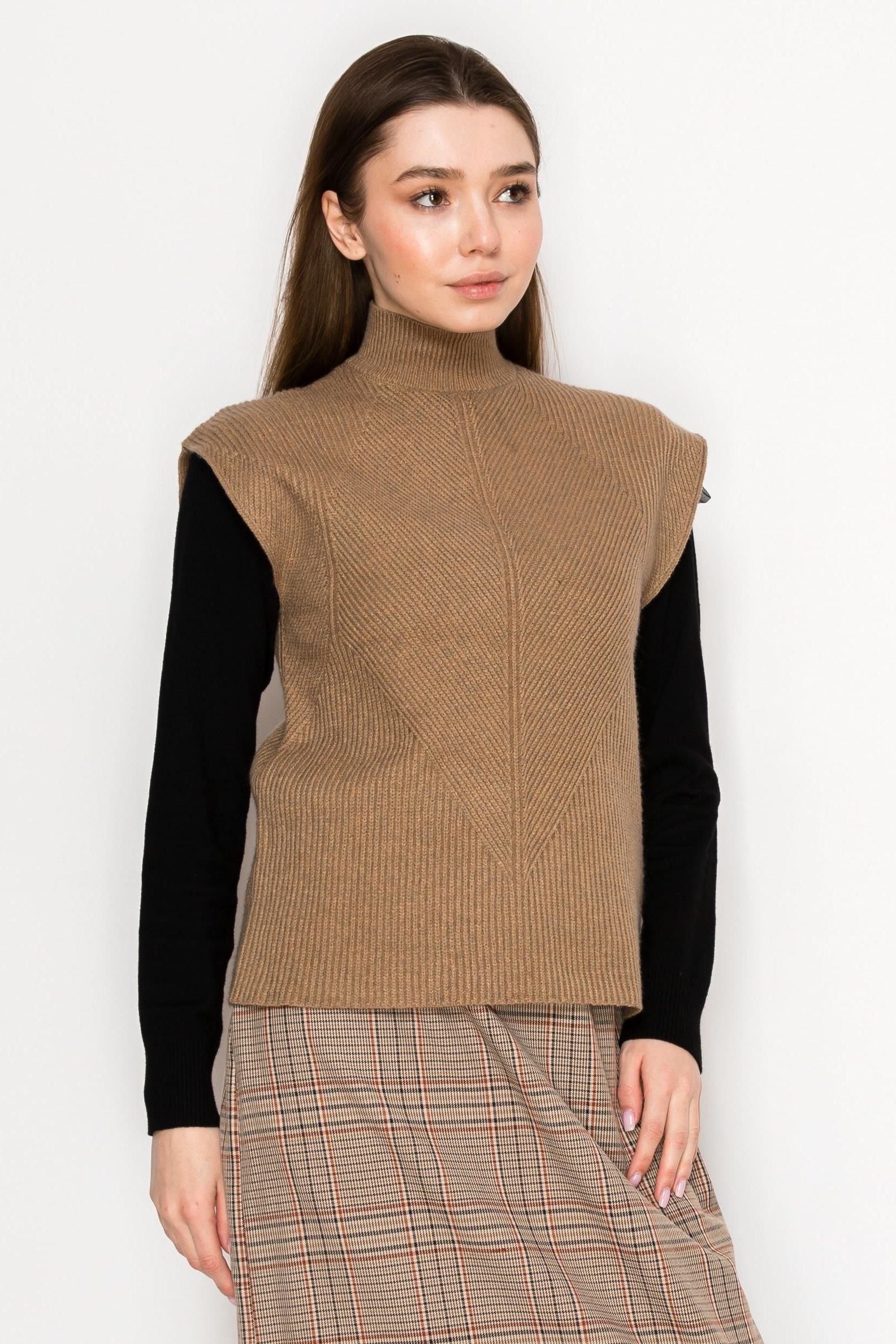 MOCK RIB VEST