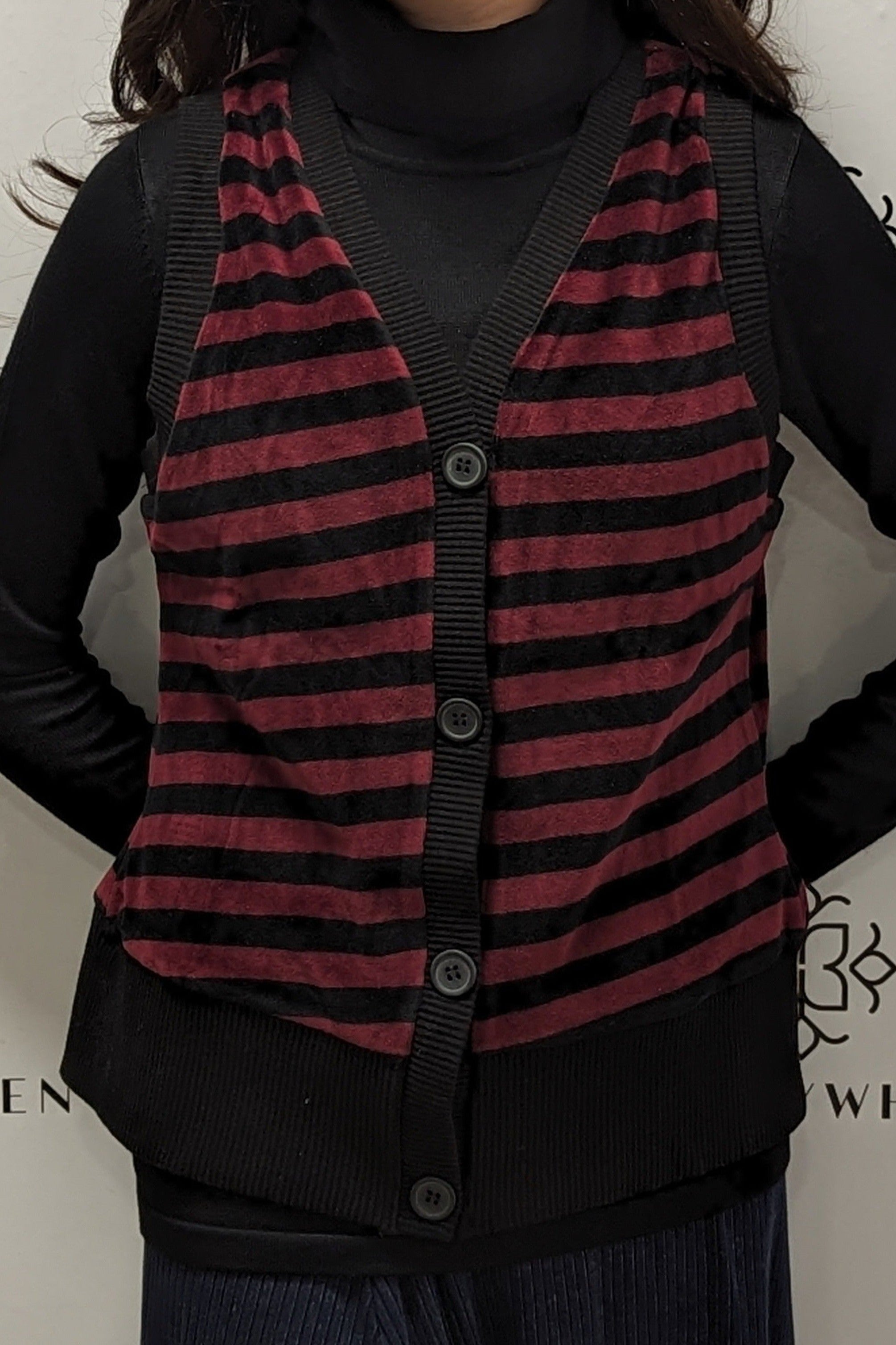 LADIES STRIPED VEST