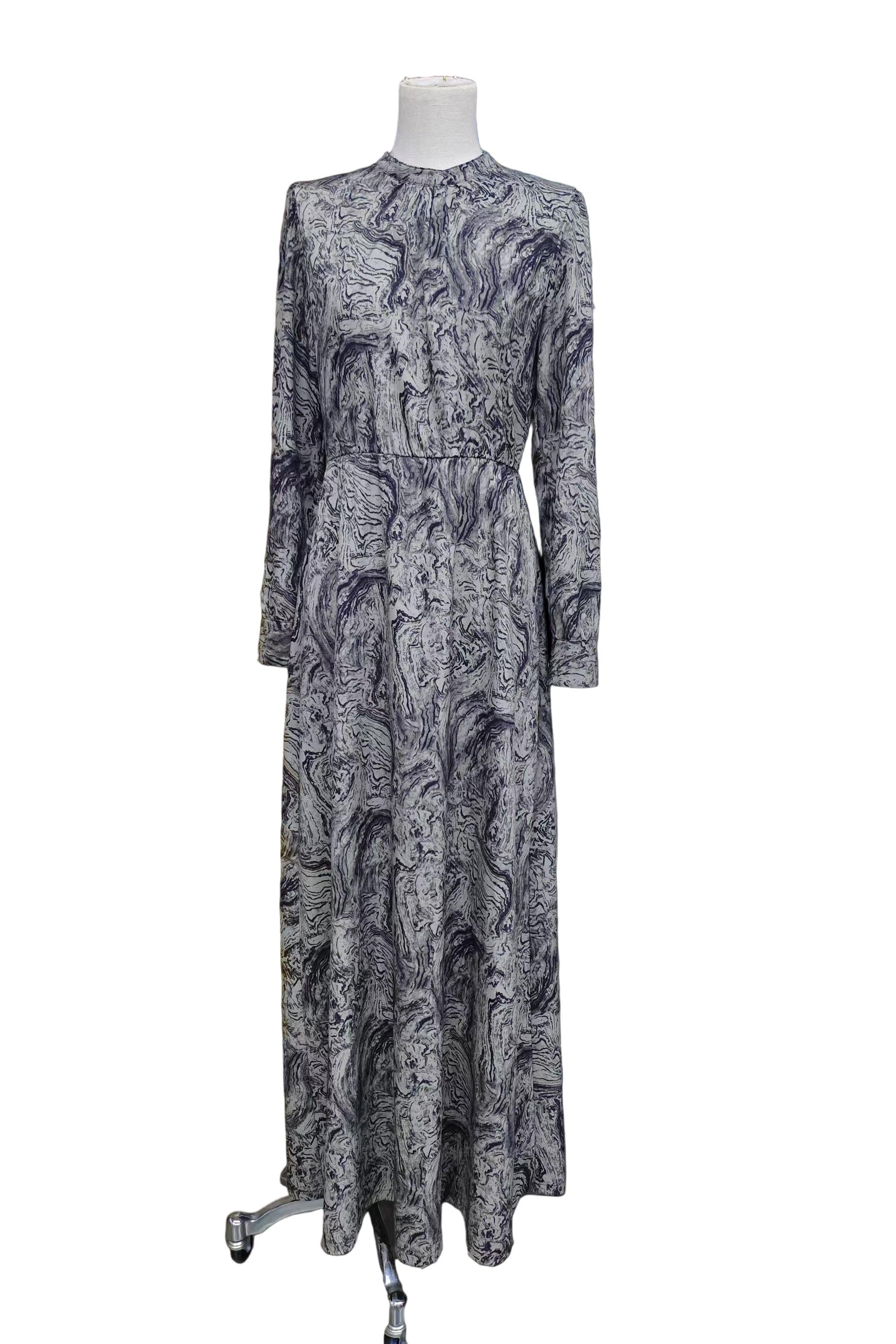 SWIRL PATTERN DRESS