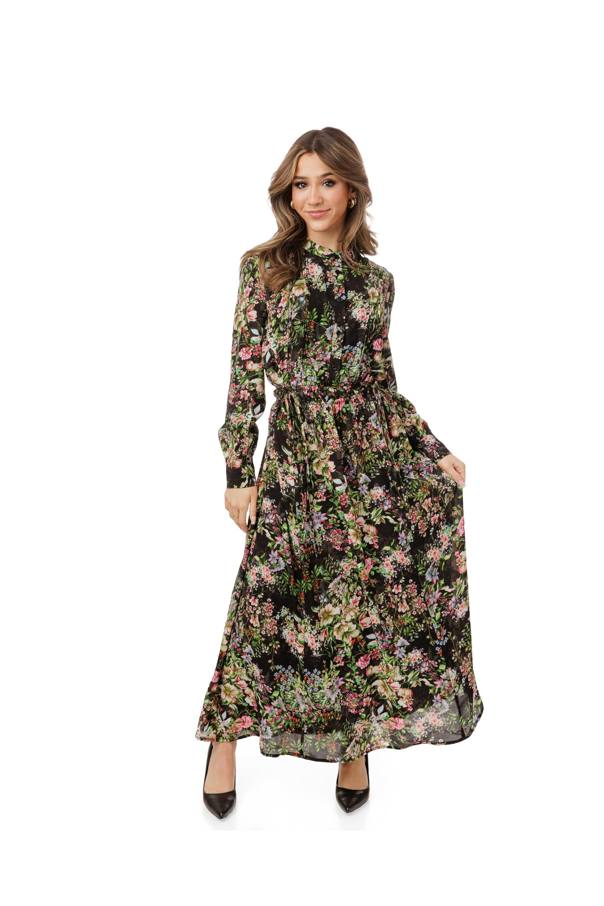 MULTI FLORAL DRESS