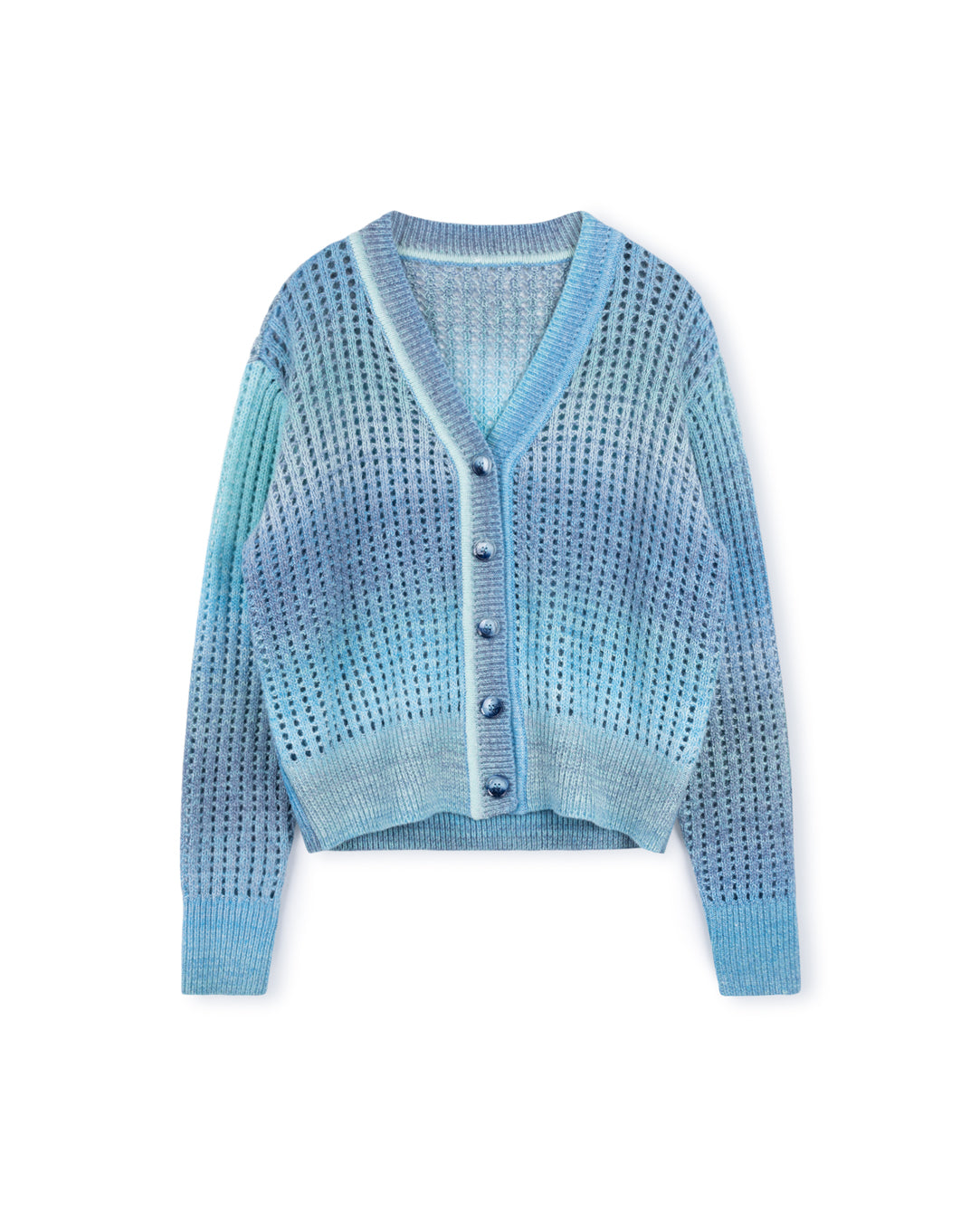 MESH-KNIT-CARDIGAN