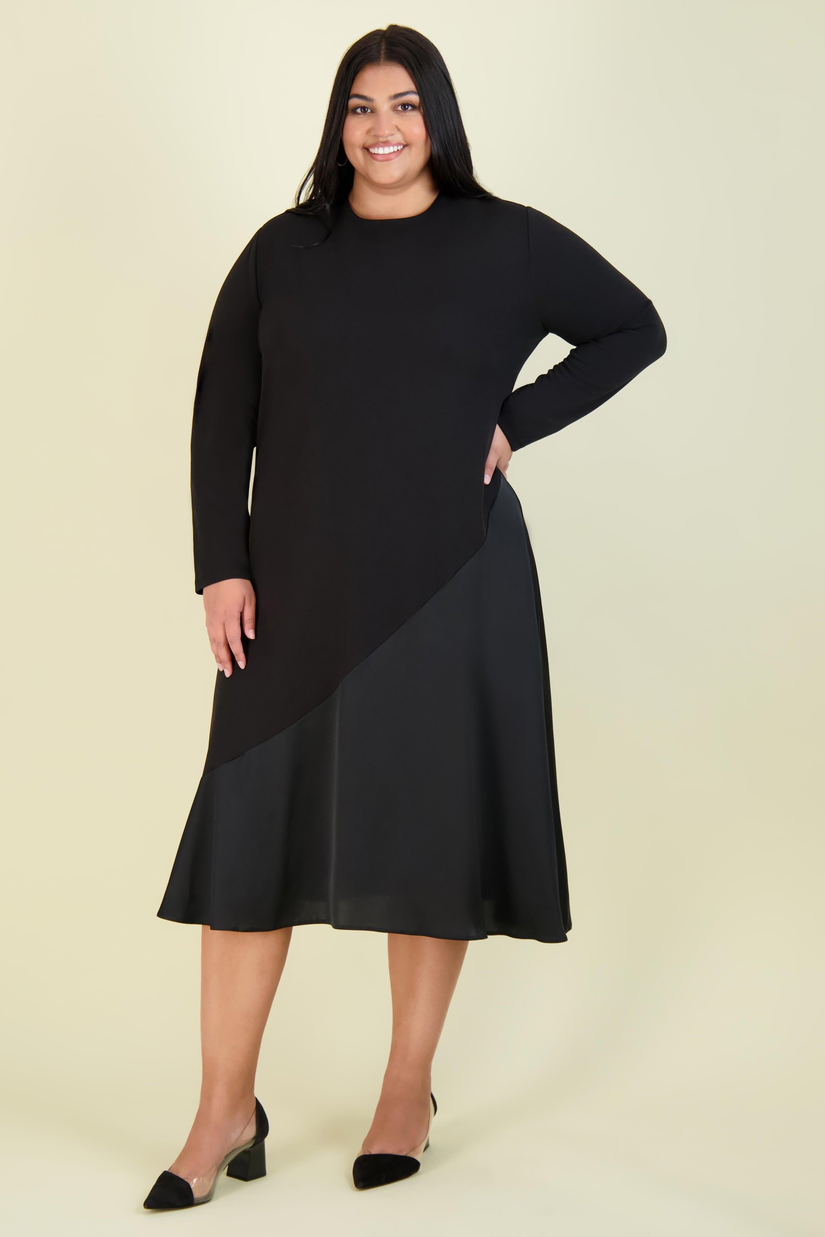 COLLARED SWAY DRESS שמלה