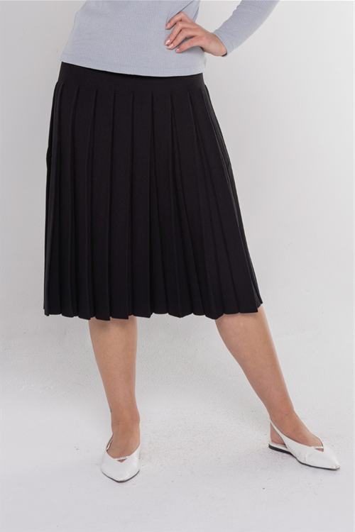 FOREVER PLTD KNIT 27" SKIRT חצאית