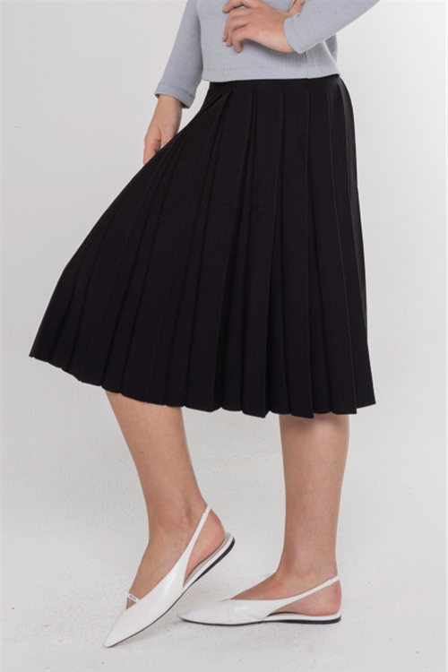 FOREVER PLTD KNIT 27" SKIRT חצאית