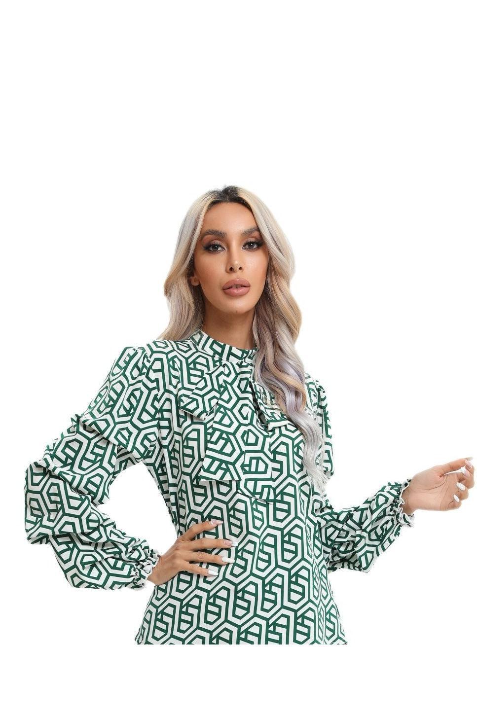 TIE NECK TOP חולצה