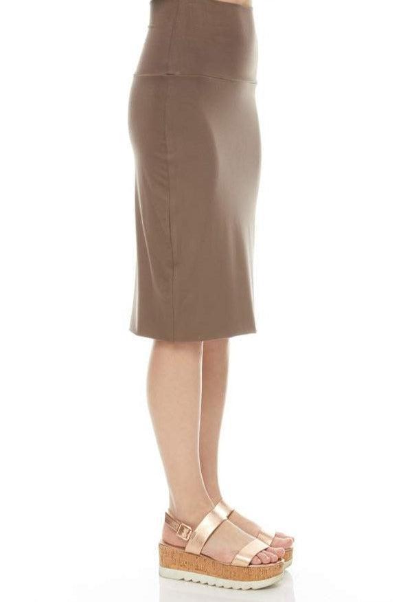 MODAL PENCIL SLIM SKIRT חצאית