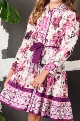 FLORAL DRESS שמלה