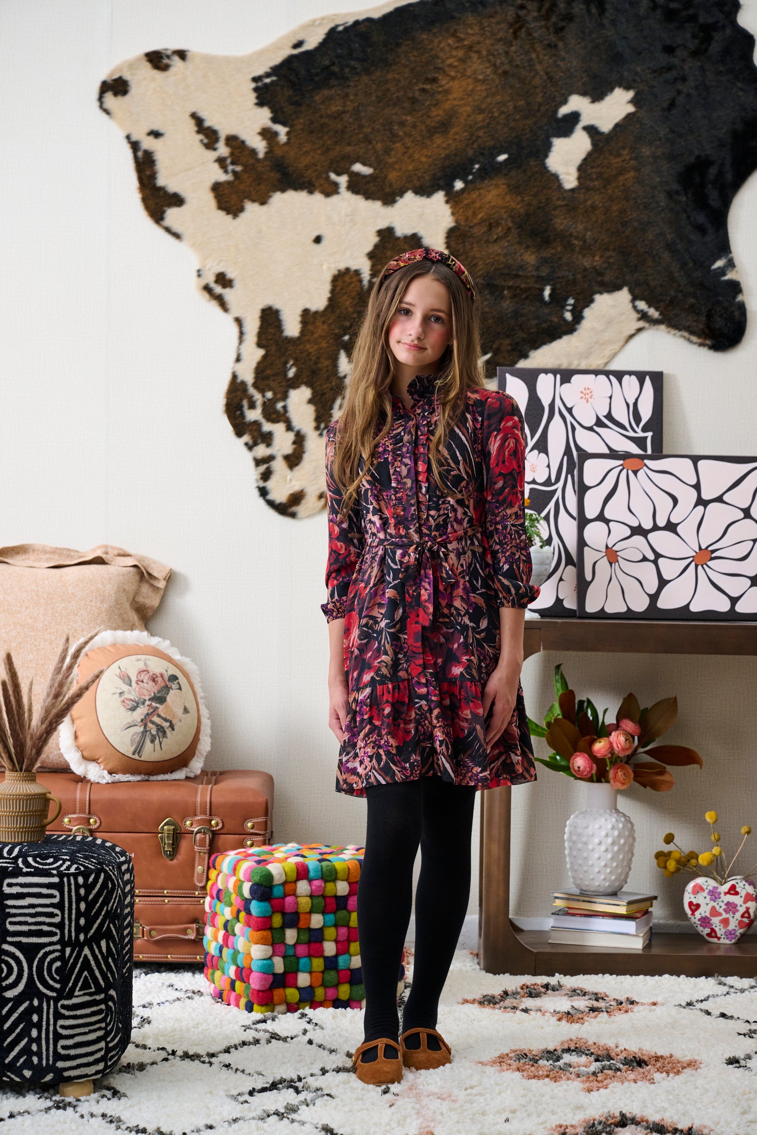 CHIFFON BUTTON DOWN DRESS