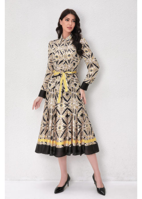 DECO SOLEIL MIDI DRESS