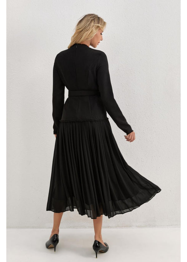 OBSIDIAN GARDEN MIDI DRESS