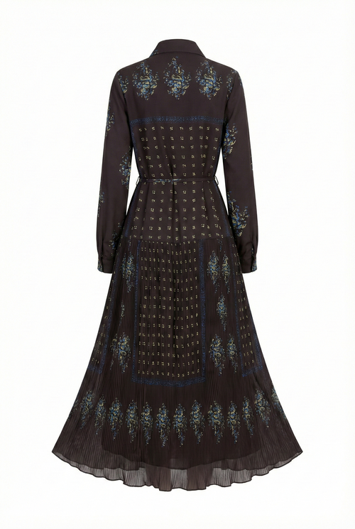 NOIR MOSAIC MIDI DRESS