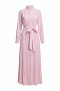 PLEATED GRACE MIDI DRESS