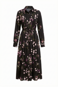 MIDNIGHT WILDFLOWER MIDI DRESS