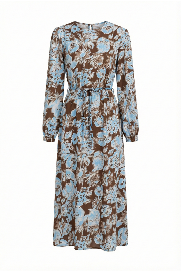 MOCHA BLUEBELL MIDI DRESS