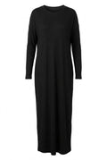 RIB DRESS MIDI LENGTH