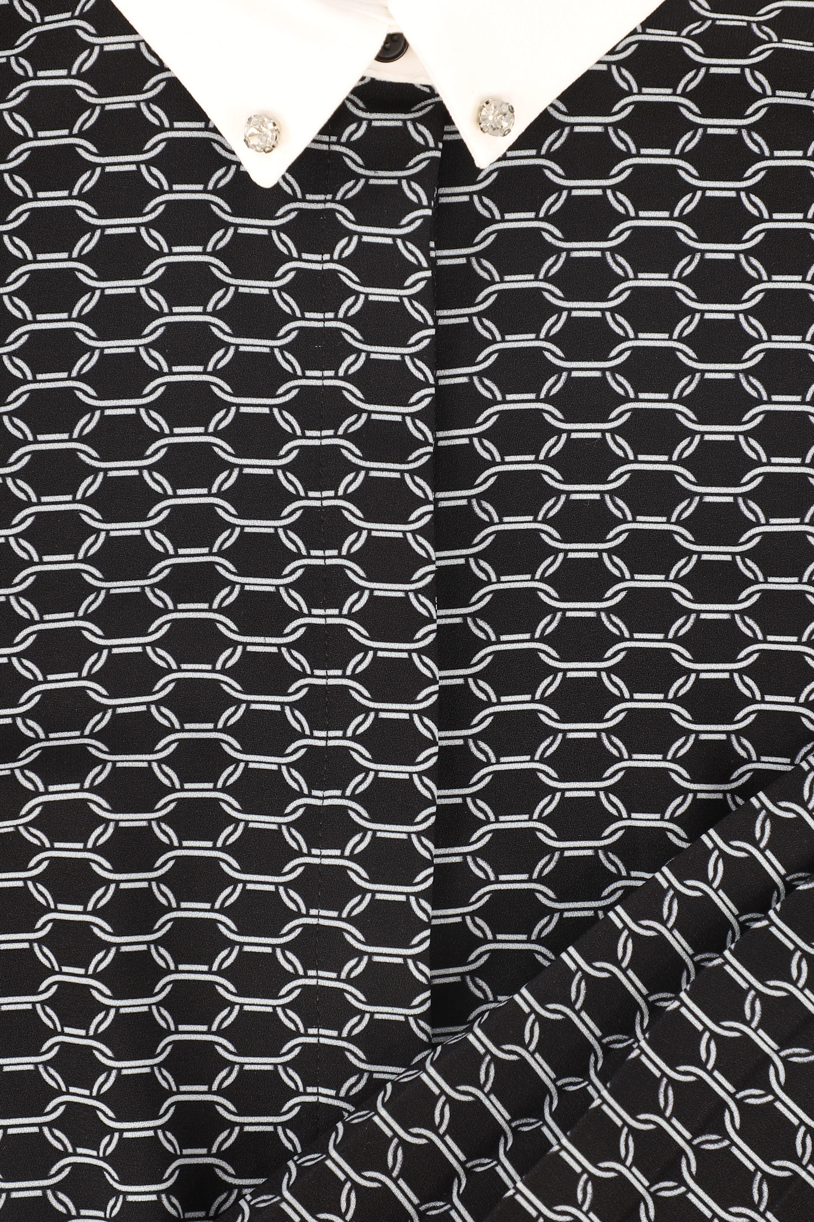 CHAIN PRINT DRESS