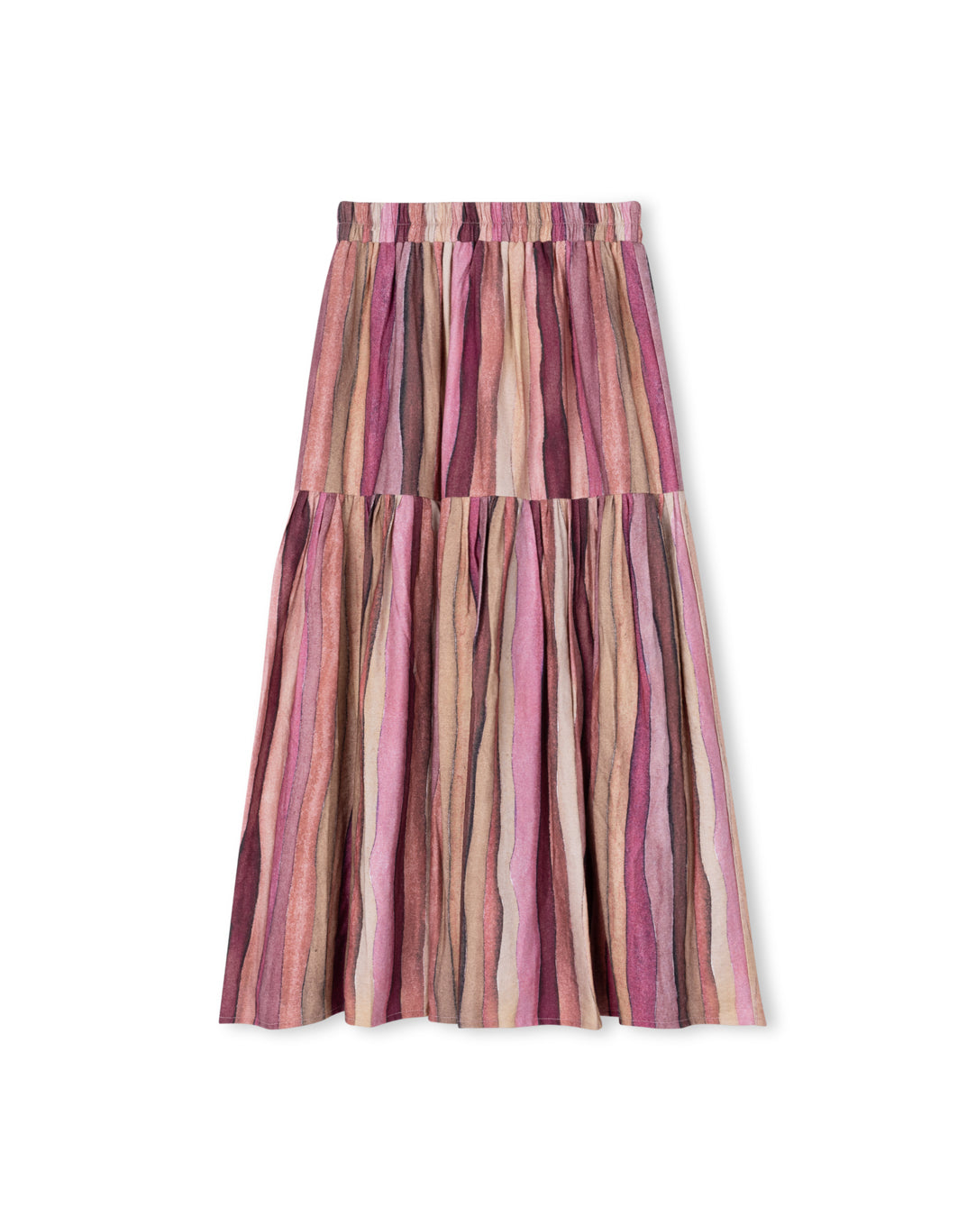 WALL-STRIPED-TIERED-SKIRT