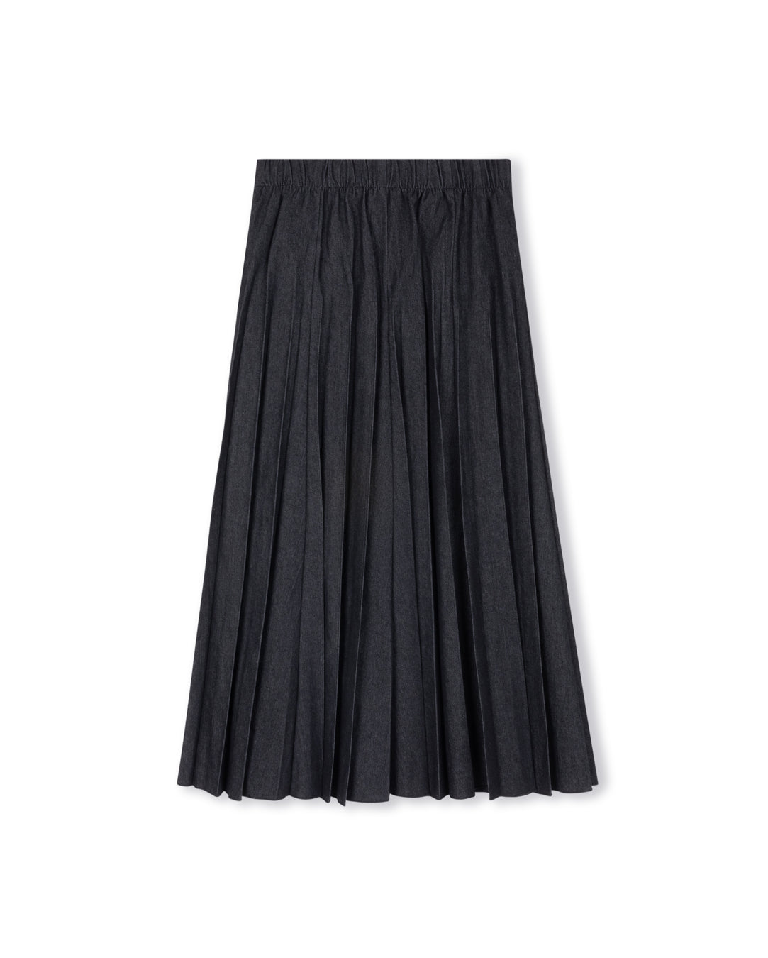 FILLY-DENIM-PLEAT-MAXI-SKIRT