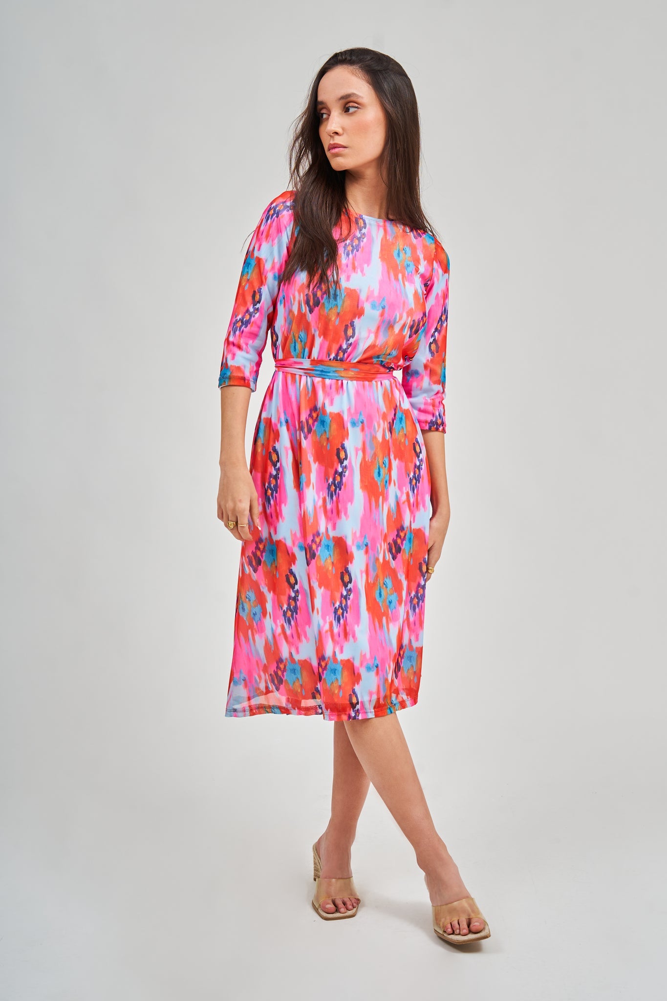 SWING DRESS WITH LINING