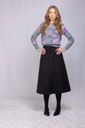 IVE 26613 whimsical spray crewneck sweater