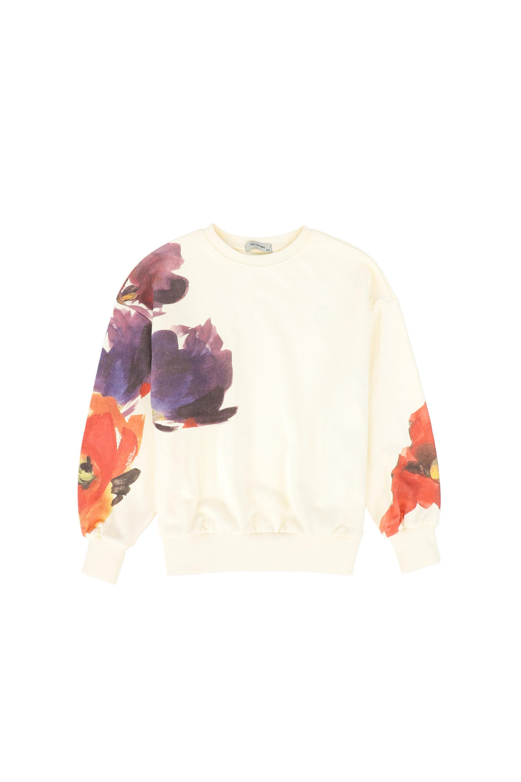 PAINTED FLOWER SWEATSHIRT