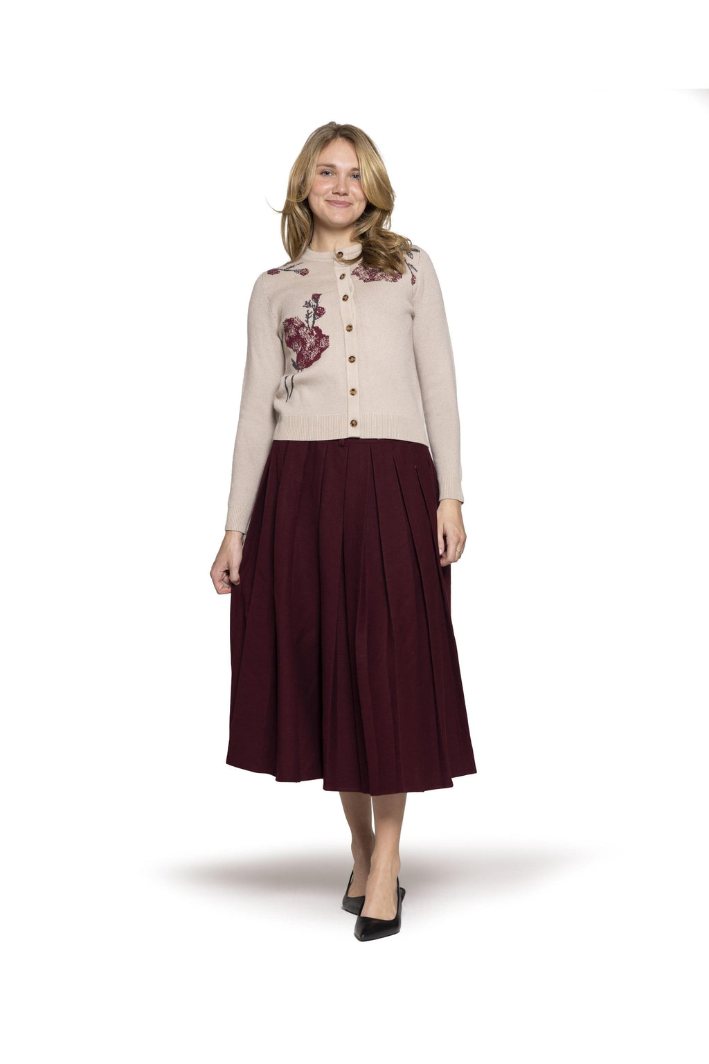 LIL 13482 Flower Sweater