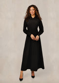 LONG SLEEVE ZIP FRONT DRESS