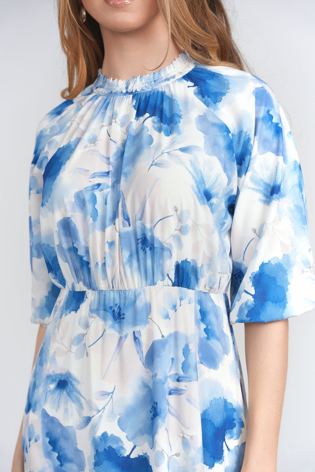 FLORIA MAXI WITH ELASTIC WAIST