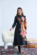 MIZ T-1349 Floral Design Maxi Dress