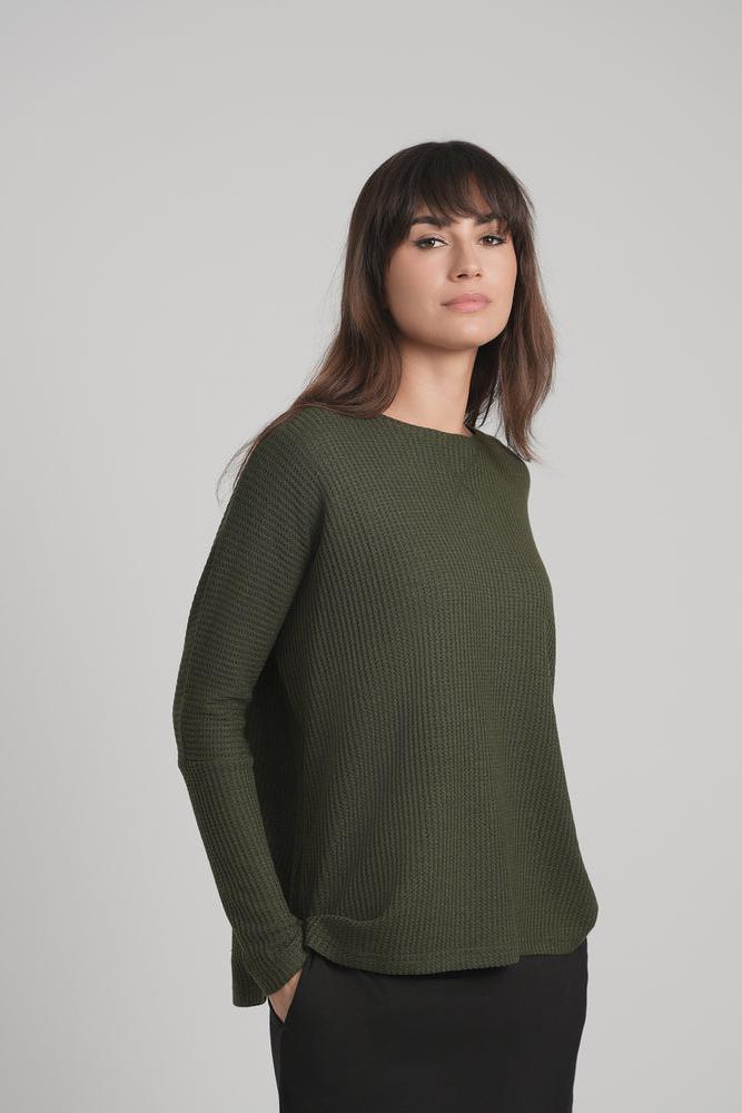 SKYE WAFFLE TOP