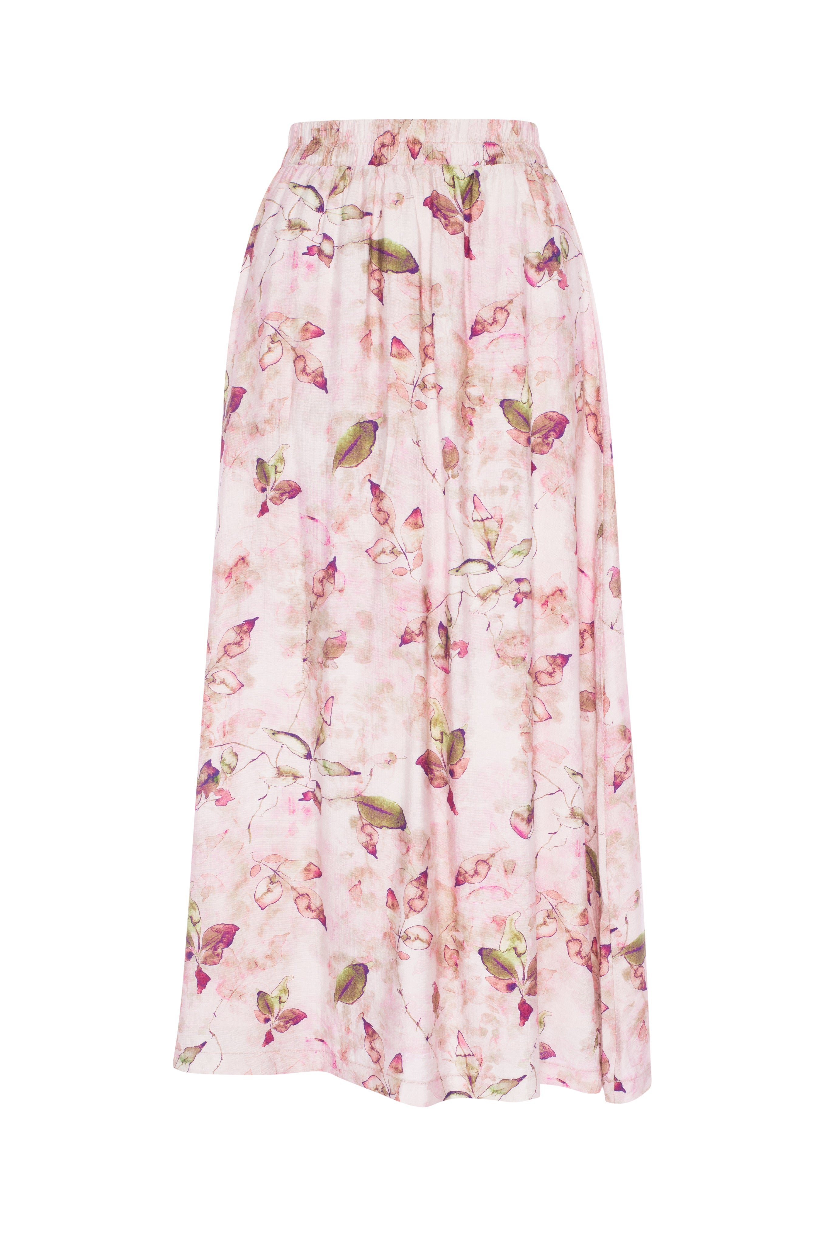 Ladies Linen Printed Skirt