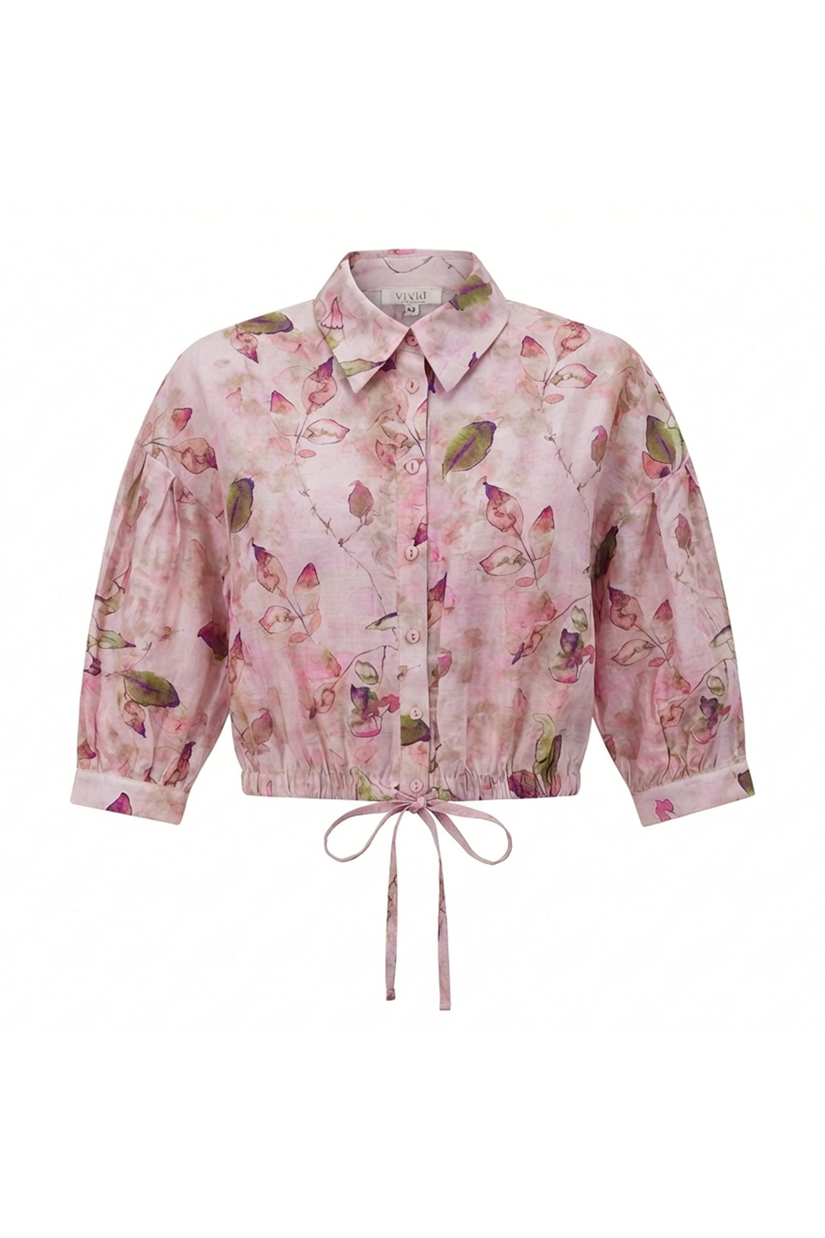 Ladies Linen Printed Blouse
