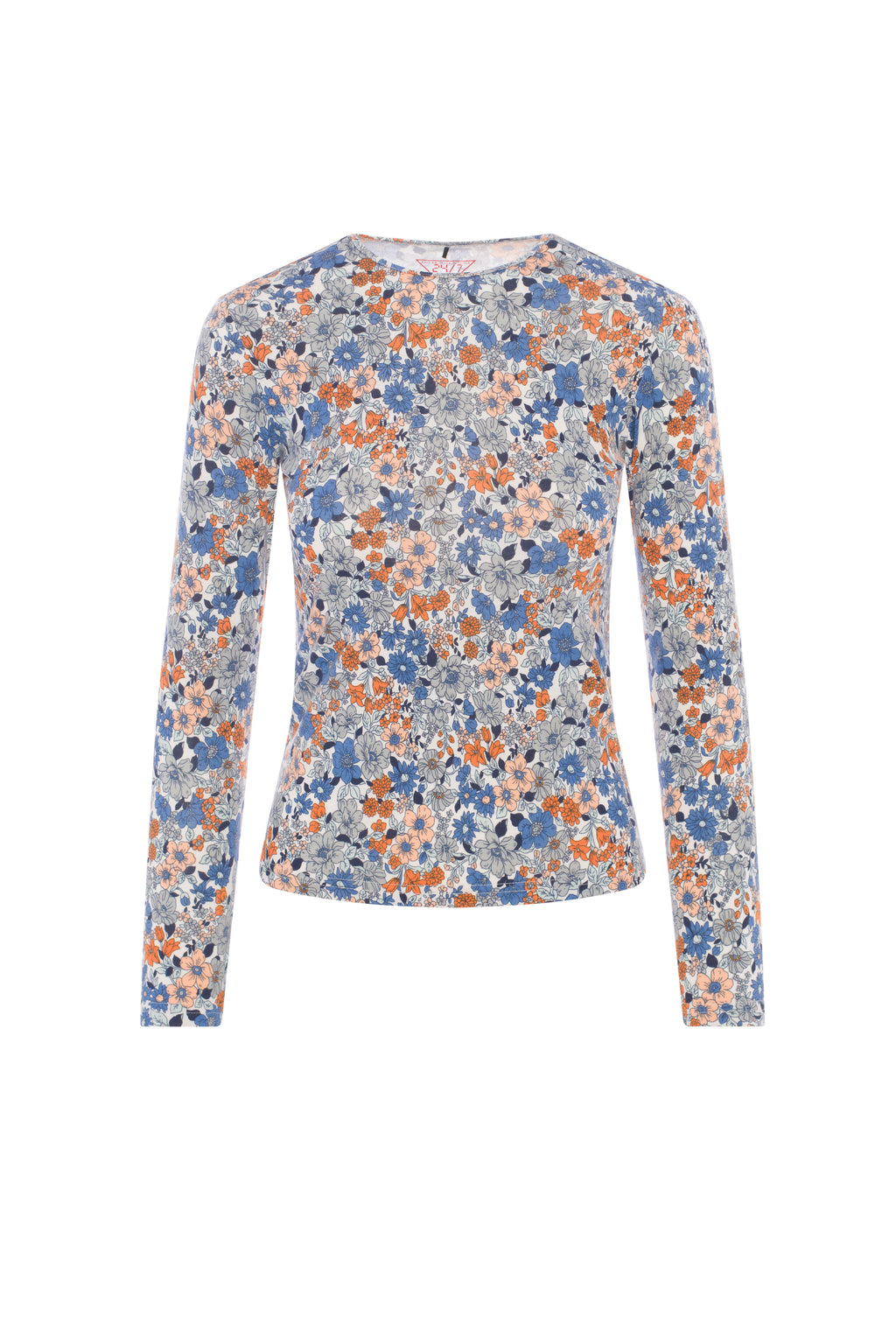 Ladies Printed Long Sleeve Tee